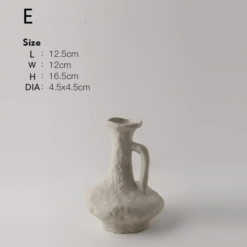Vabena Nordic Ceramic Hydroponic Vase | Table & Bathroom Decor