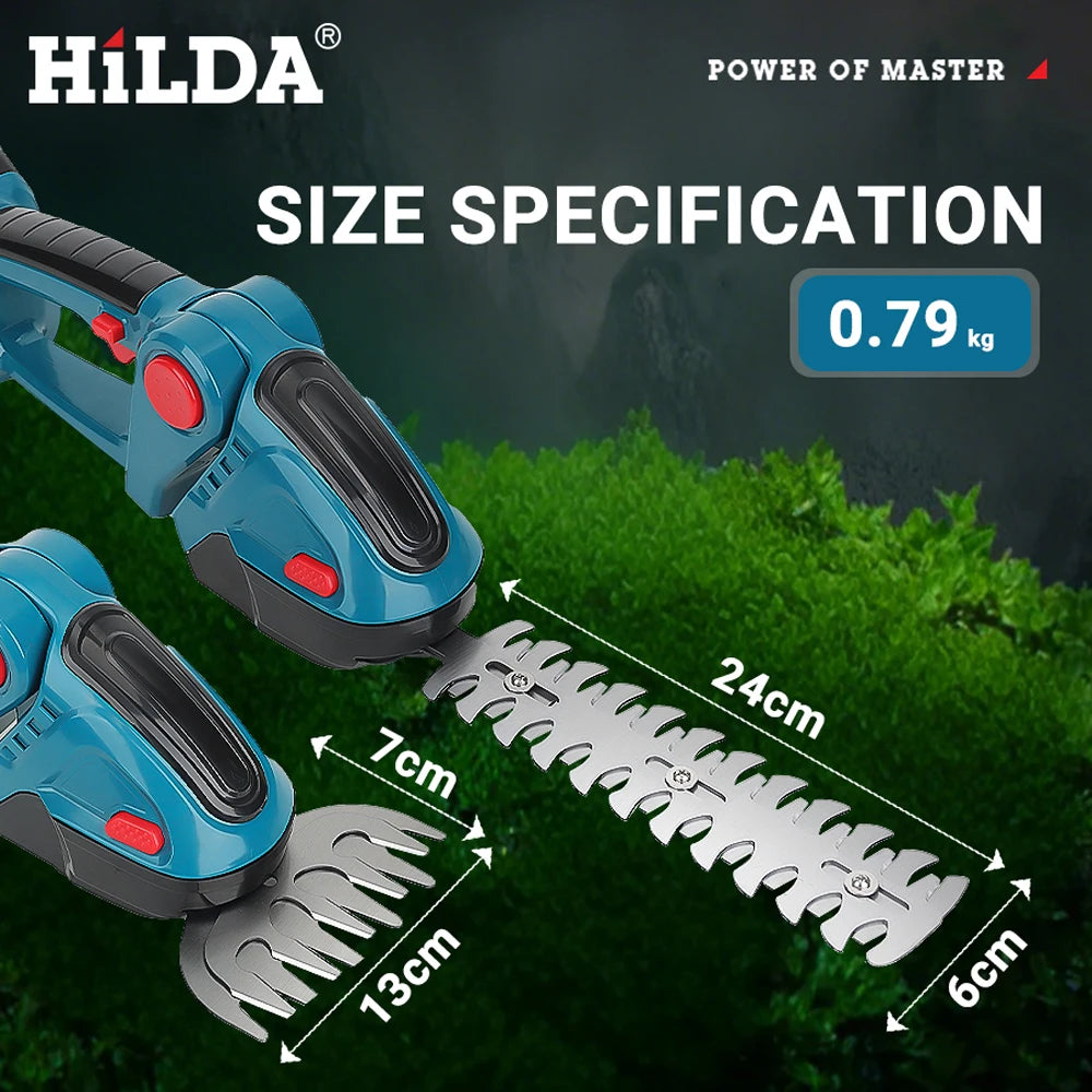 Nożyce i sekator akumulatorowy hilda 2 w 1 do baterii makita 18v