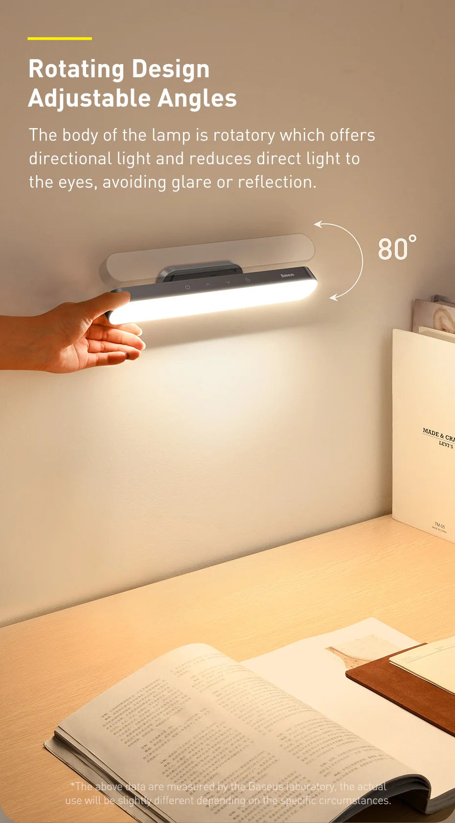 Baseus magnetyczna lampa na monitor – ochrona oczu i lampka biurkowa