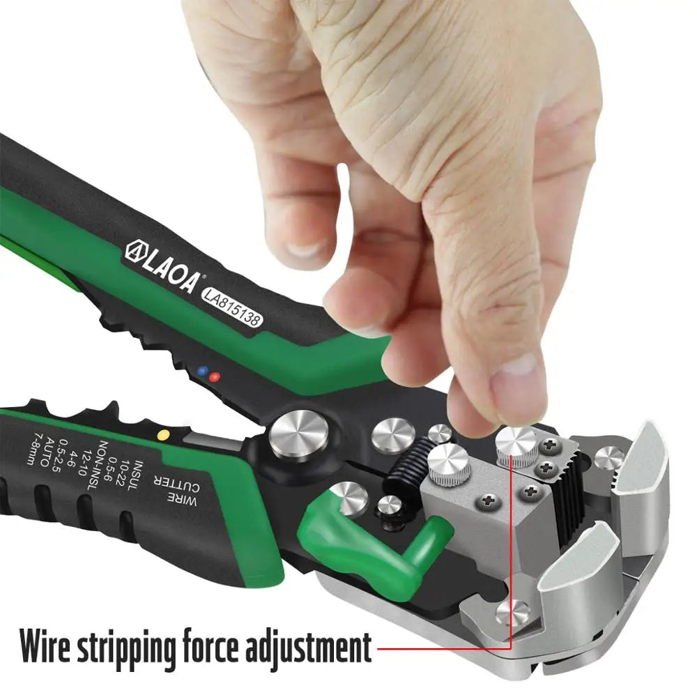 LAOA Automatic Wire Stripper Crimper Pliers - Electrician Tool