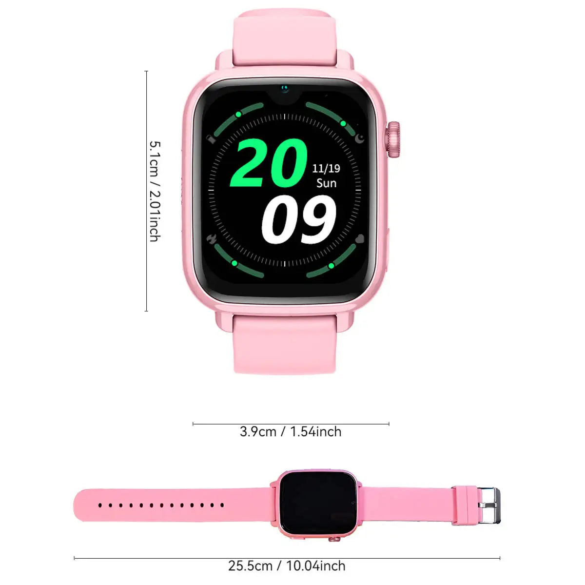 Dziecięcy smartwatch 4g z lokalizatorem gps i funkcją wideo rozmów