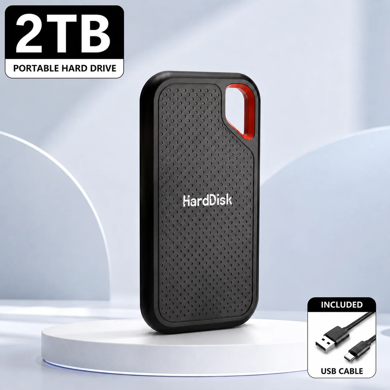 Vabena przenośny dysk ssd 1tb / zewnętrzny dysk twardy 2tb usb-c do laptopa/mac