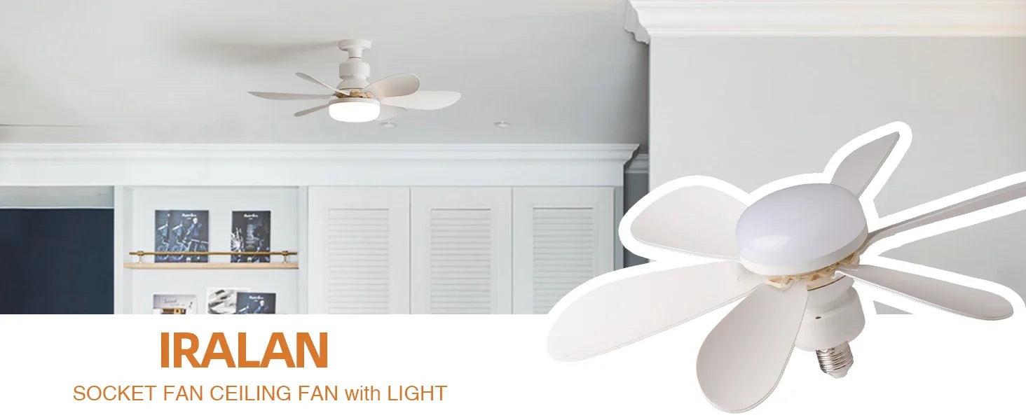 Wentylator sufitowy led vabena 40w e27 ze zdalnym ściemnianiem