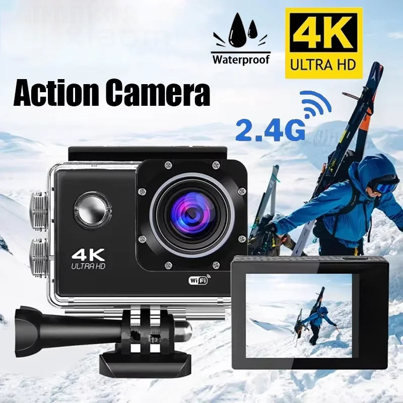 Kamera akcji 4k ultra hd | do vlogowania i sportu