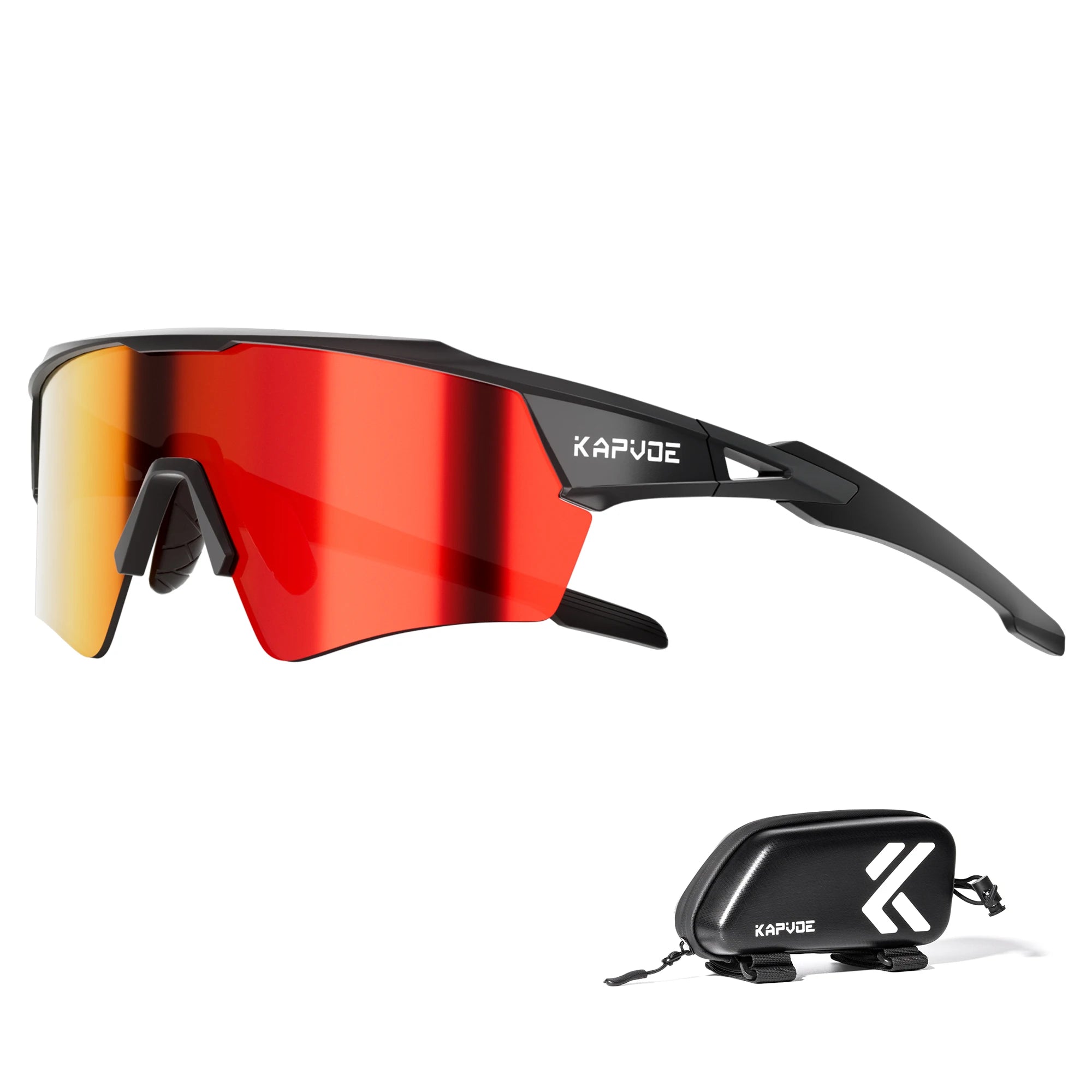 Okulary rowerowe kapvoe fotochromowe mtb uv400 do biegów i sportów na świeżym powietrzu