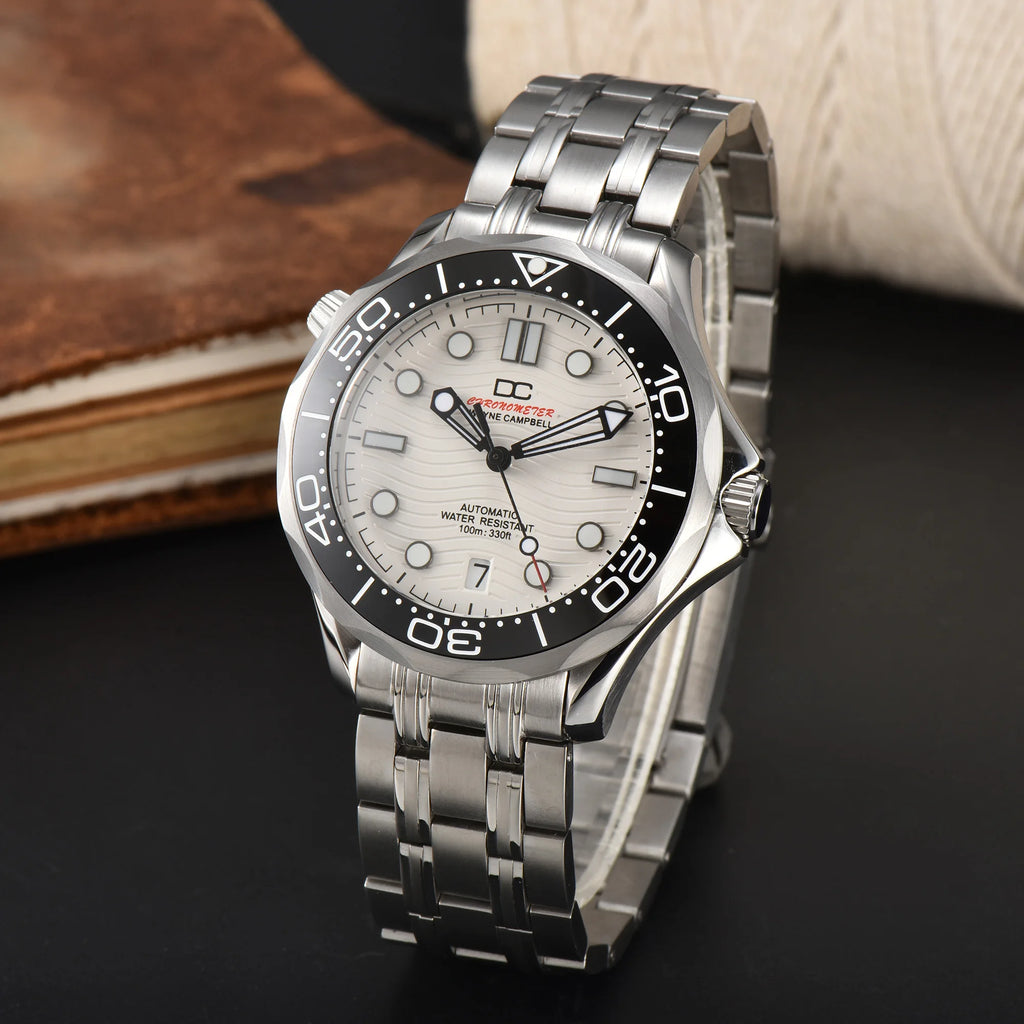 Vabena męski zegarek automatyczny 42mm nh35 | szkło szafirowe