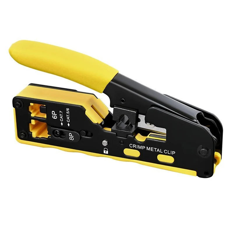 Vabena zaciskarka przepustowa rj45 rj12 rj11 i zestaw do ściągania izolacji | zaciskarka kabli ethernet cat5e-cat7