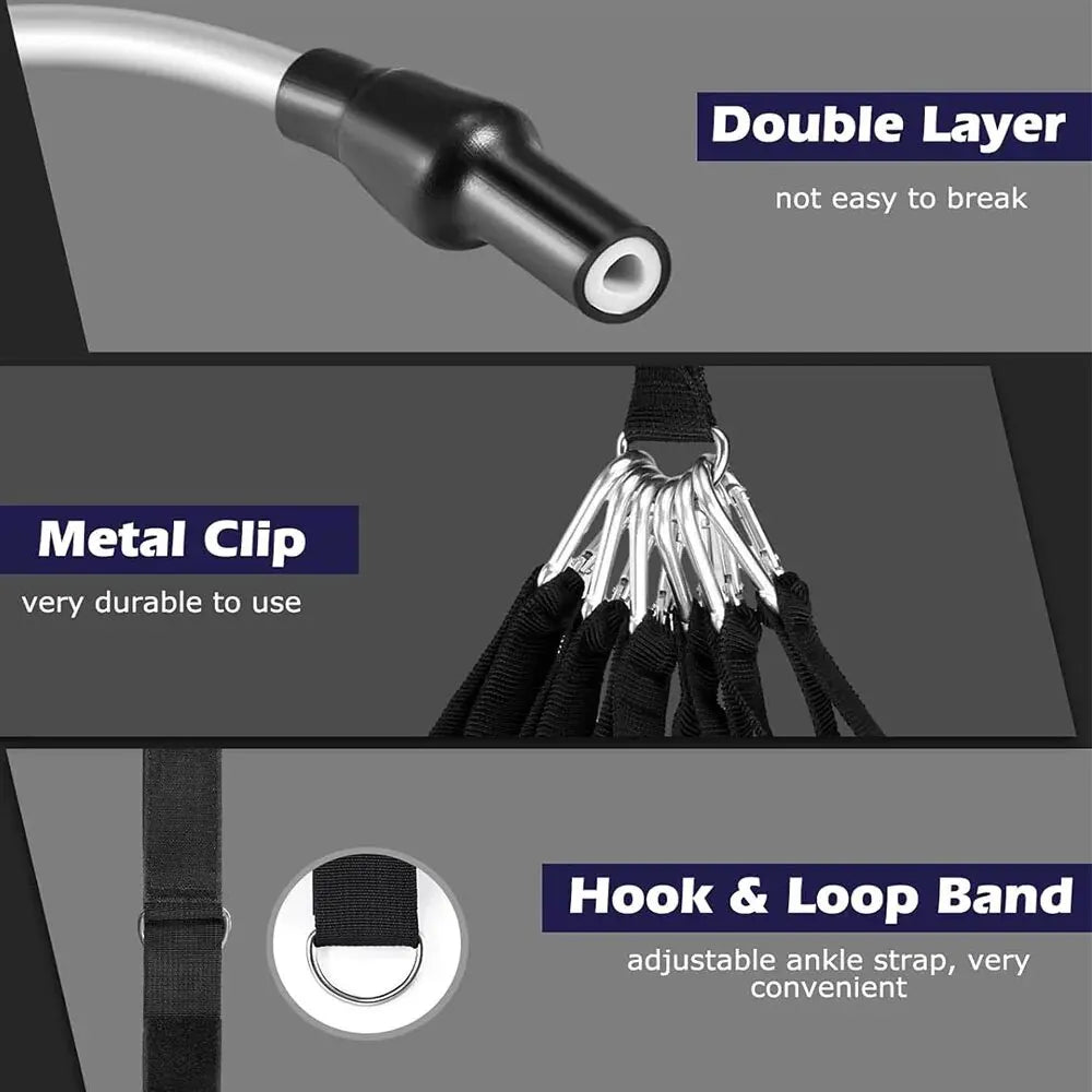 Zestaw gum oporowych do ćwiczeń – trening siłowy w domowej siłowni