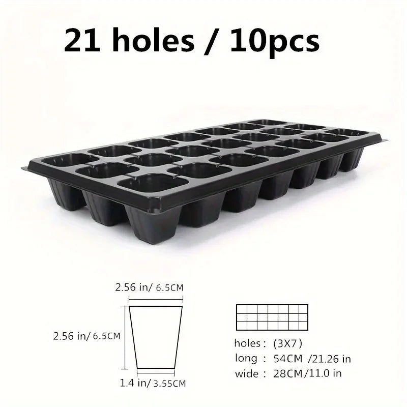 Nursery Seed Starter Tray - Greenhouse & Garden Plant Germination