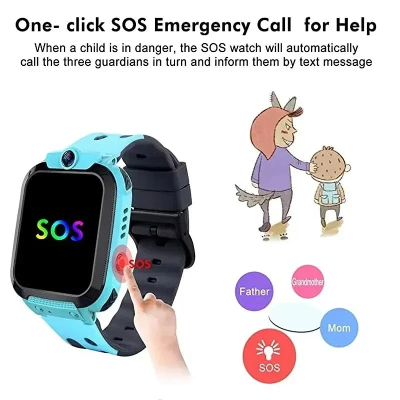 Lenovo 2026 smartwatch dziecięcy 5g – gps, sos, połączenia, kamera, wodoodporny