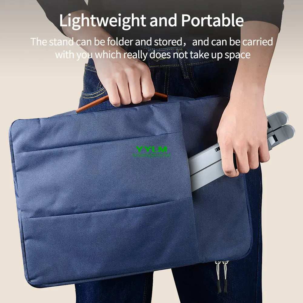 Yylmone yylm n8 aluminiowy stojak na laptopa – ergonomiczny, przenośny, regulowany