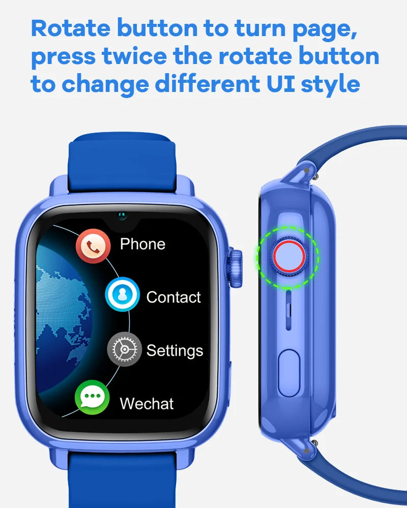 Dziecięcy smartwatch 4g z gps, wideorozmowami i sos | telefon zegarek dla dzieci