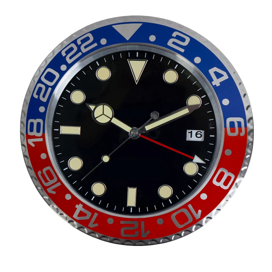 Luxury Creative Metal Wall Clock - Modern Luminescent Design