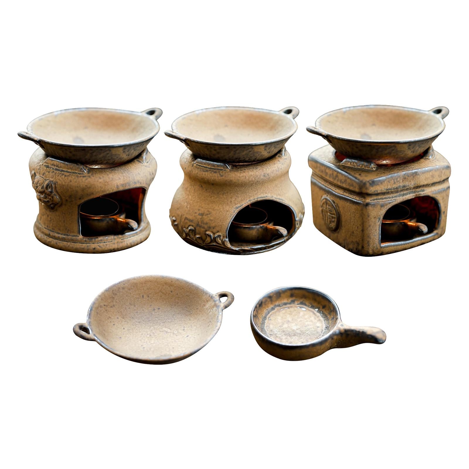 Modern Ceramic Aroma Burner & Wax Melt Diffuser | Bedroom Candle Spoon
