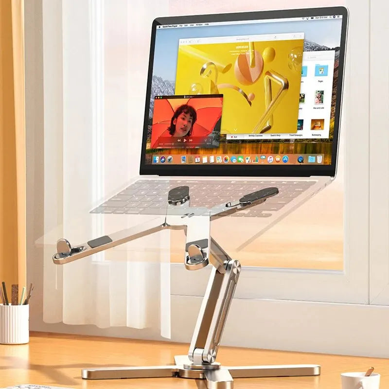 Stojak na laptopa i tableta yasoko - składany, aluminiowy