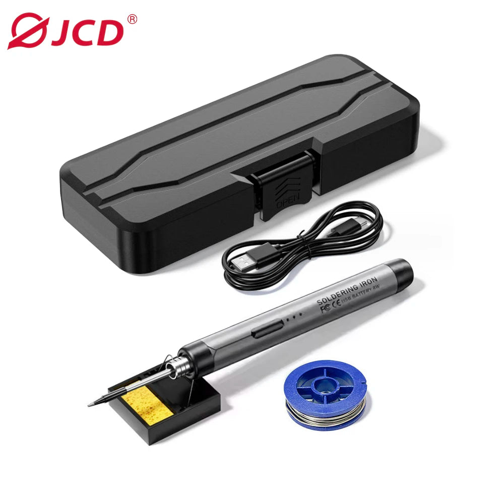 Bezprzewodowa cyfrowa lutownica usb – regulacja temperatury 300-450℃ typ-c 1000mah