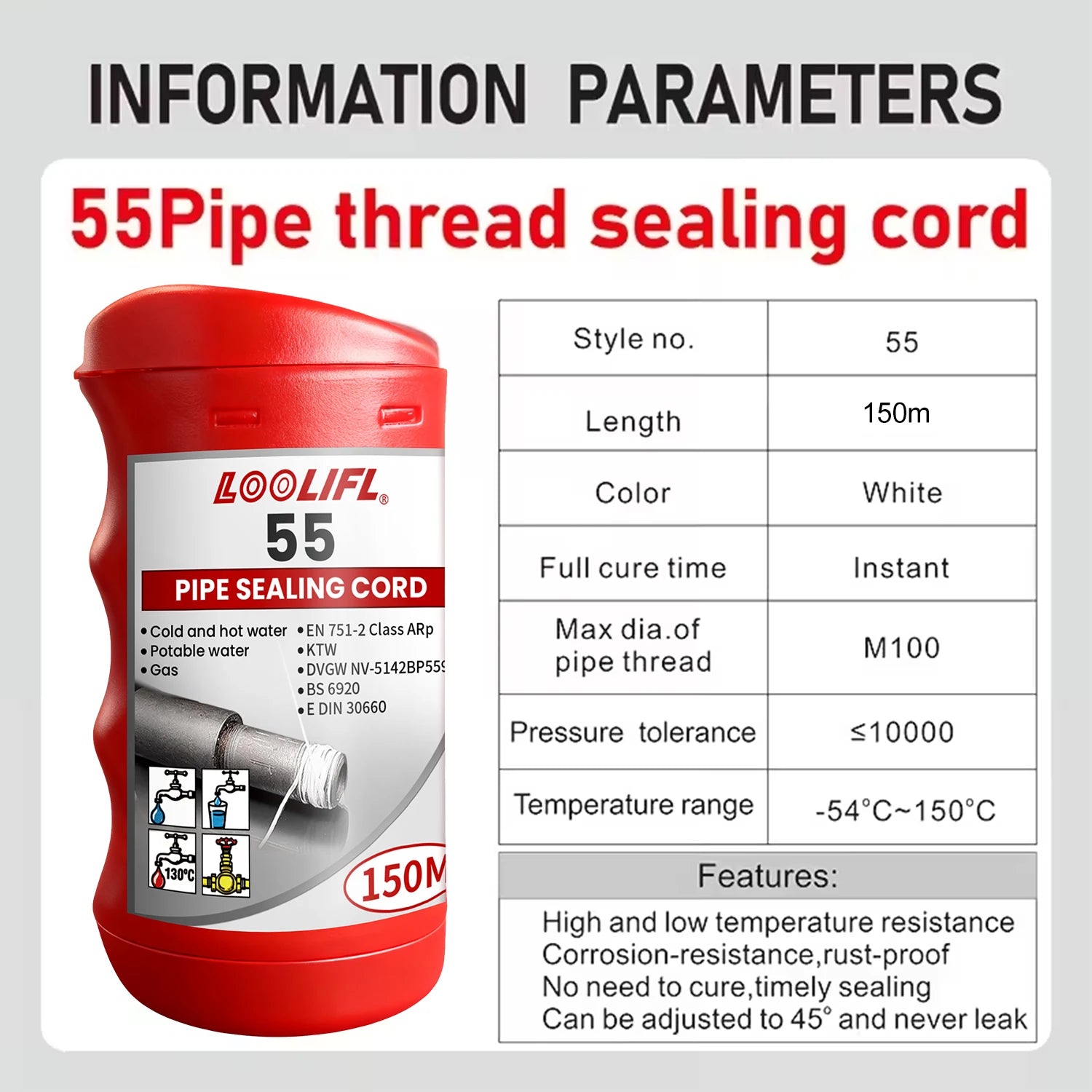 LOOLIFL Super Waterproof Sealing Tape - Pipeline & Wire Anti-Leak Seal