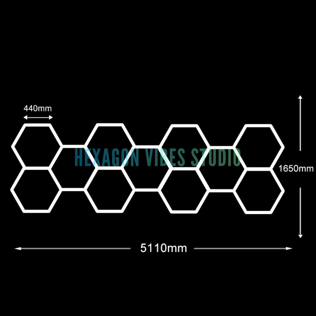 Sześciokątne lampy led do garażu 50000h 6500k ultra jasne