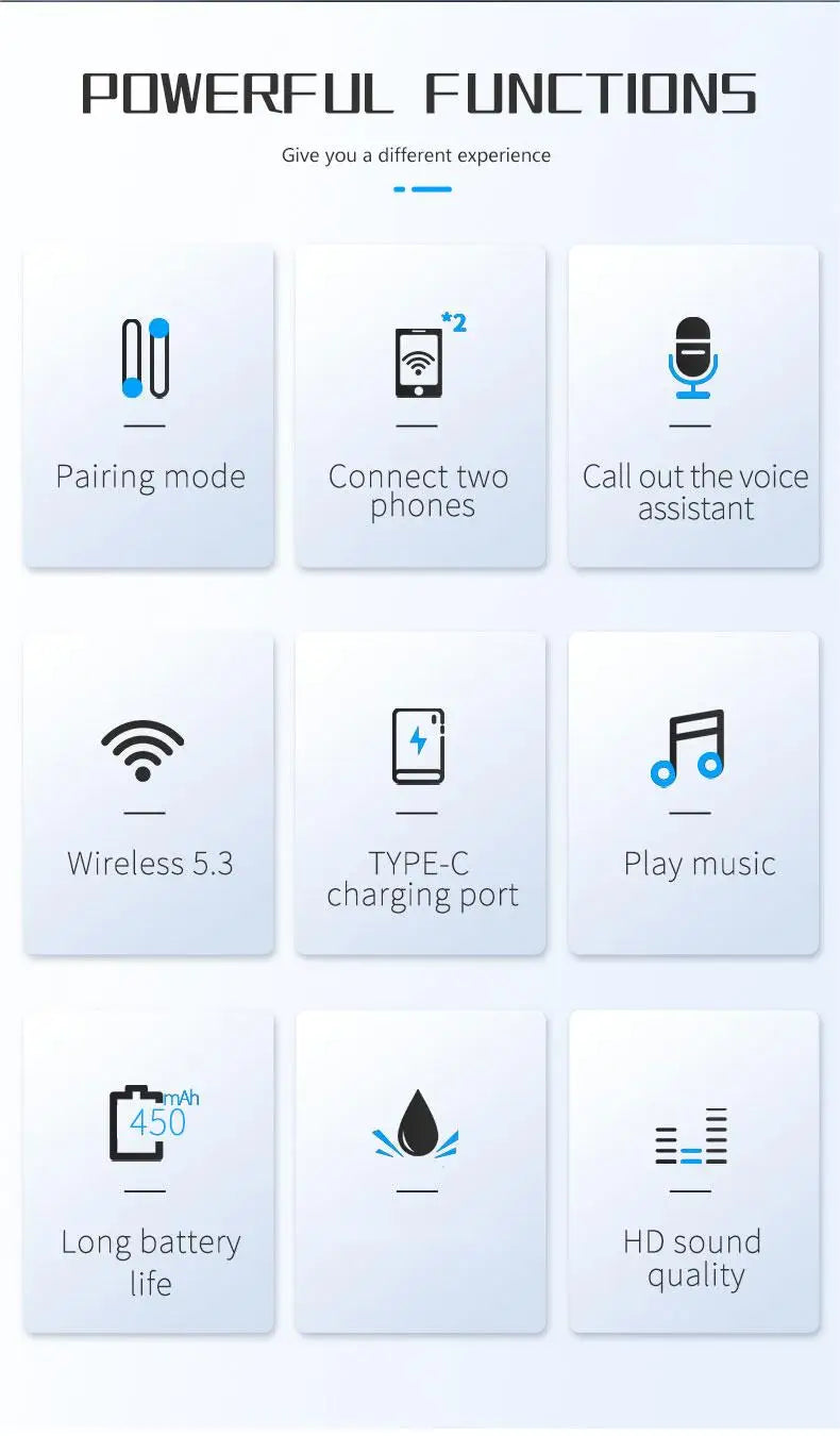 Zestaw słuchawkowy bluetooth 5.3 do kasku | bezprzewodowe rozmowy i muzyka