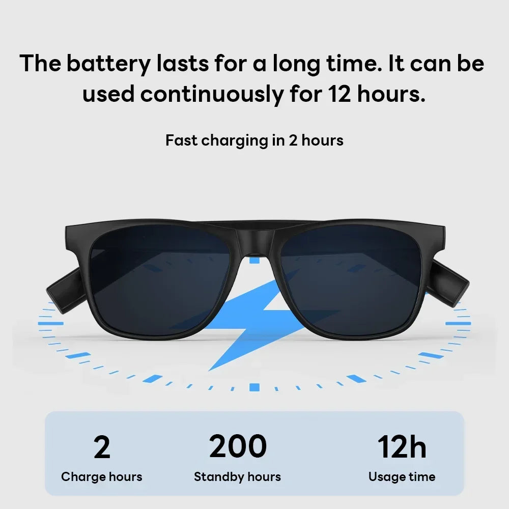 Inteligentne okulary lenovo 2026 ai smart glasses 8k | sterowanie dotykowe, nagrywanie wideo i foto, tłumacz