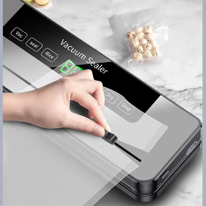 Electric Vacuum Sealer Machine | Dry & Wet Food Preservation