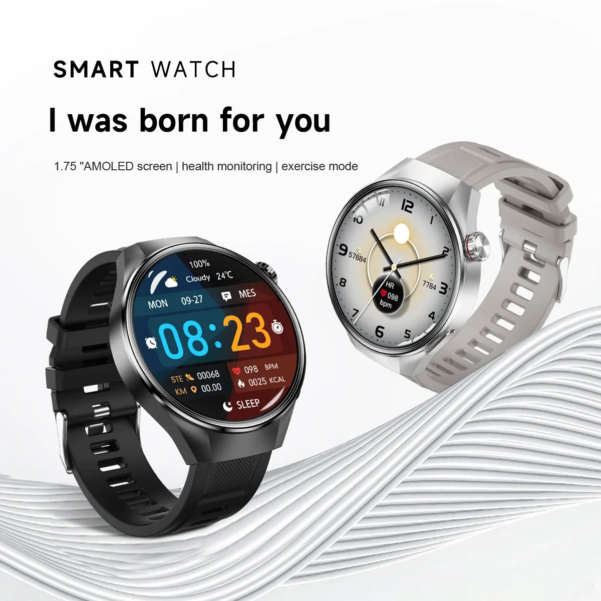 Smartwatch g5 plus | 1.75" hd amoled, gps i monitor aktywności