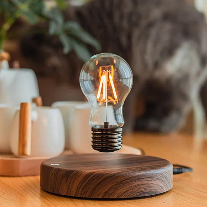 Lampa lewitacyjna magnetyczna – pływająca żarówka led biurkowa dekoracja
