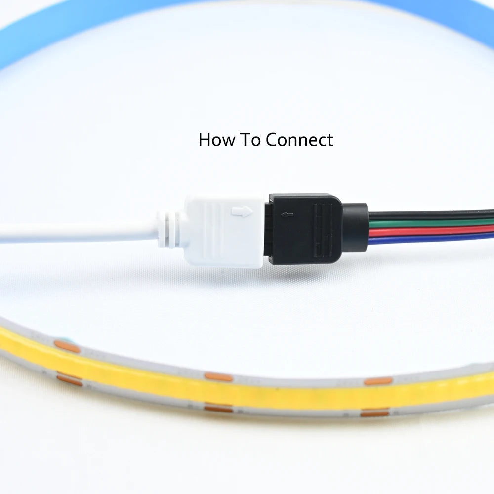 CENFAYA Tuya Zigbee COB CCT Smart LED Strip 2m | Dimmable Accent Lighting