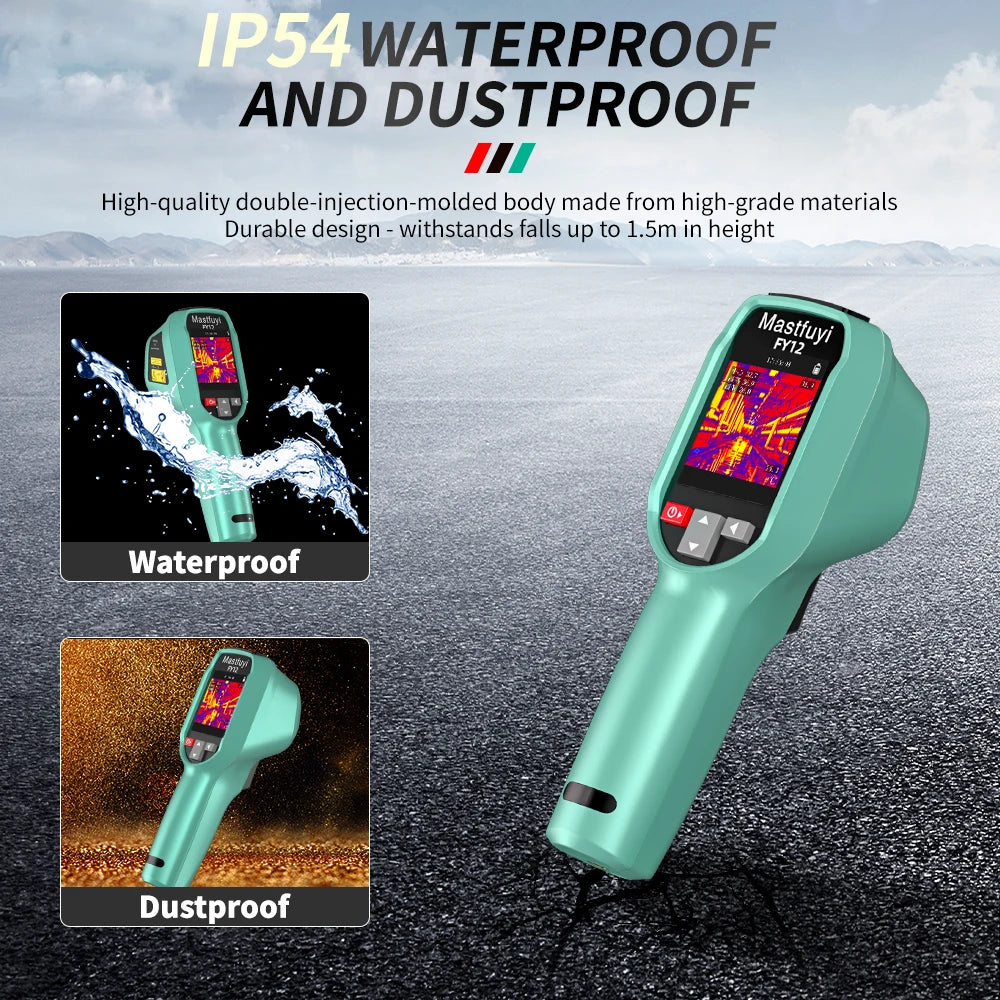 MASTFUYI Rechargeable Thermal Camera -20°C~550°C | Waterproof Handheld Imager