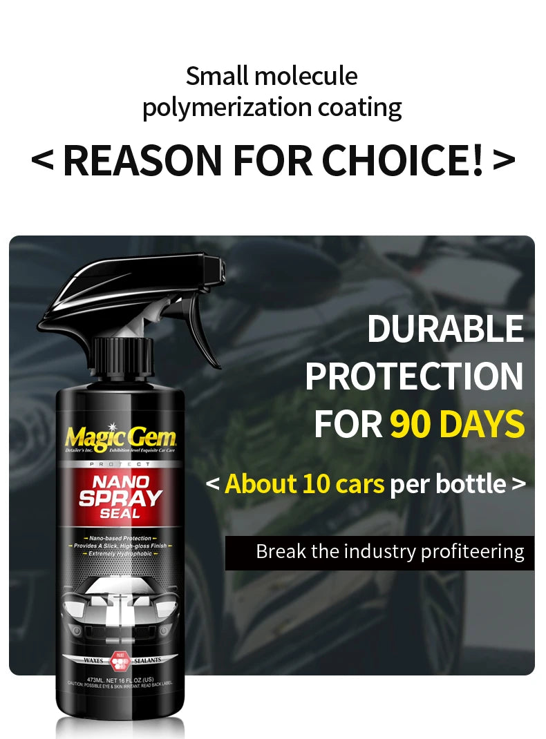 Magiczny klejnot samochodowa nanopowłoka ceramiczna – hydrofobowa ochrona lakieru
