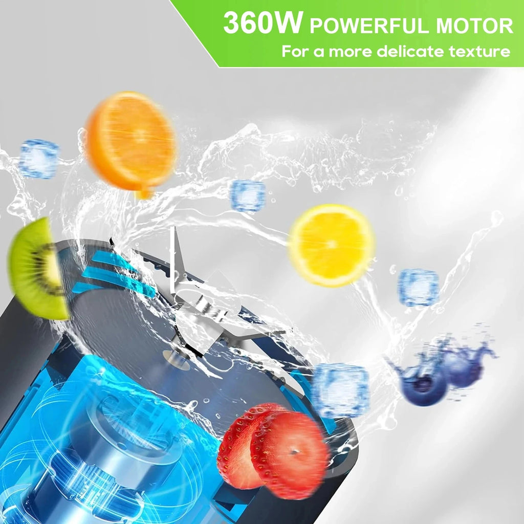 Przenośny blender i wyciskarka usb – 700 ml