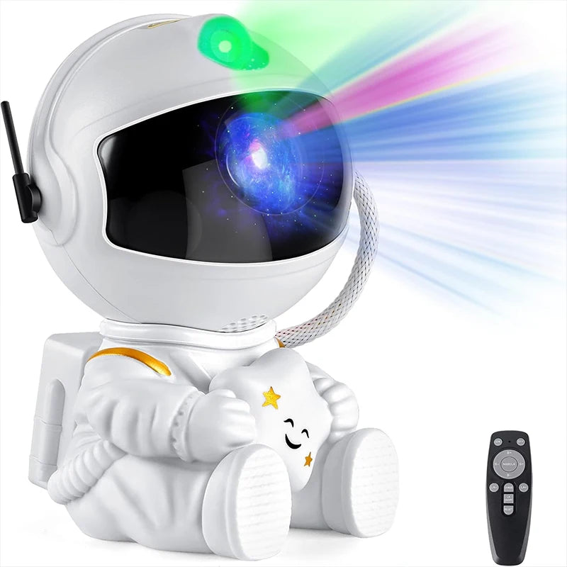 Projektor galaktyki astronauta – lampa gwiazd do pokoju dziecięcego