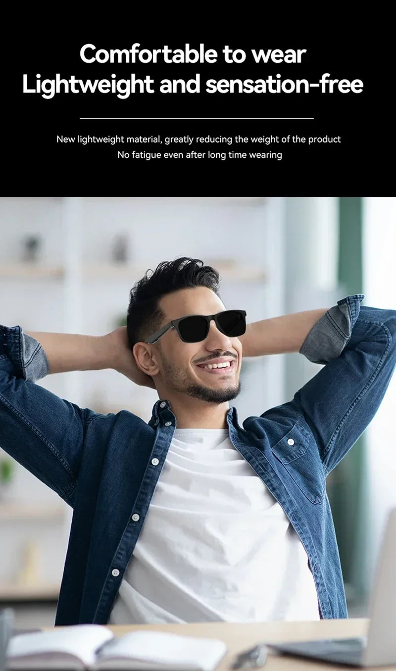Inteligentne okulary lenovo 2026 ai smart glasses 8k | sterowanie dotykowe, nagrywanie wideo i foto, tłumacz