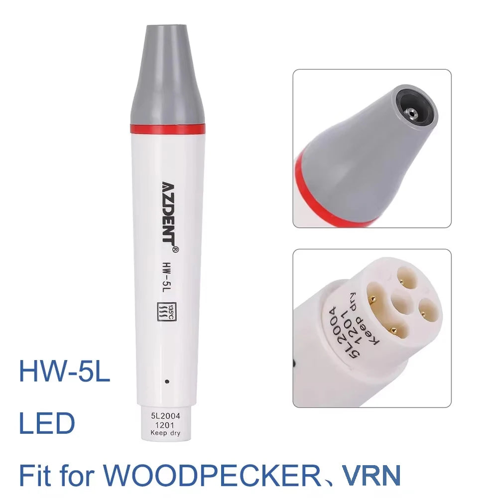 Azdent dentalne ultradźwiękowe końcówki do scalera piezo – sterylizowane w 135°, kompatybilne z satelec, dte, woodpecker, ems, vrn