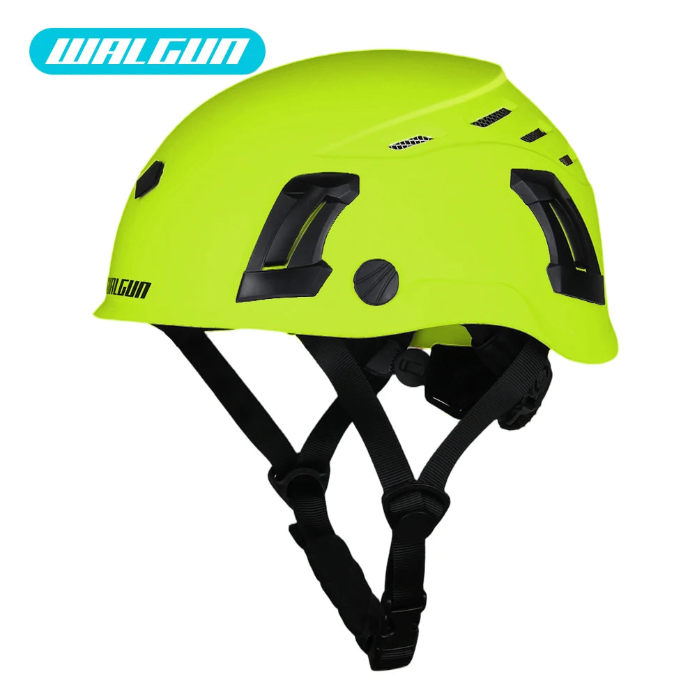 Kask ochronny walgun k202 | praca na wysokości z goglami, wizjerem i ochroną słuchu