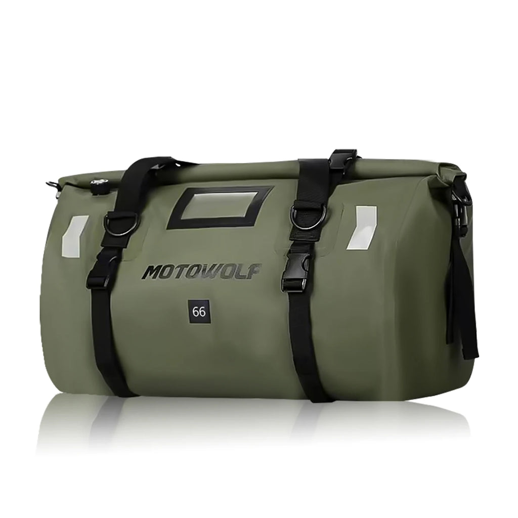 Wodoodporna torba motocyklowa na bagaż | suchy plecak rolowany | 20l, 40l, 66l