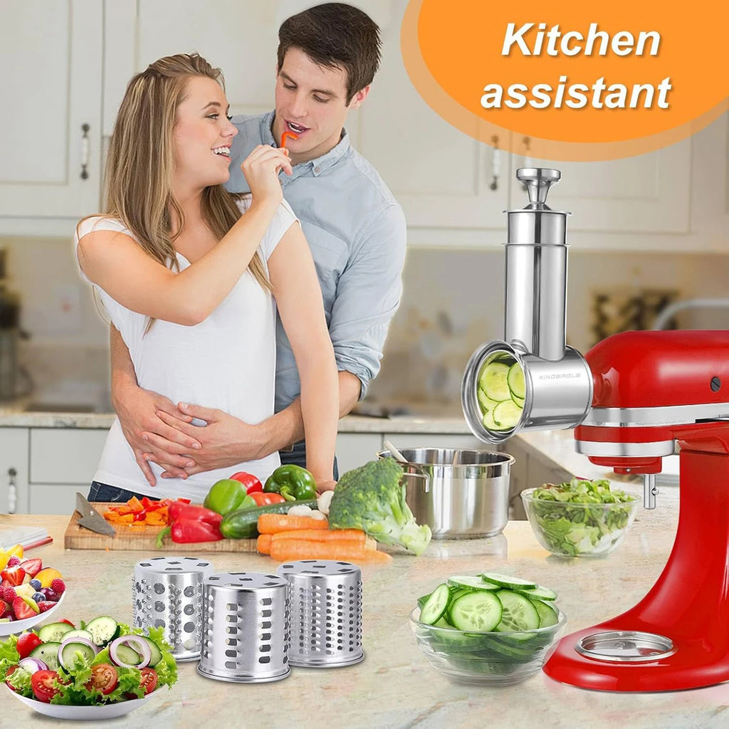 Nakładka krajalnica tarka do miksera kitchenaid – stal nierdzewna