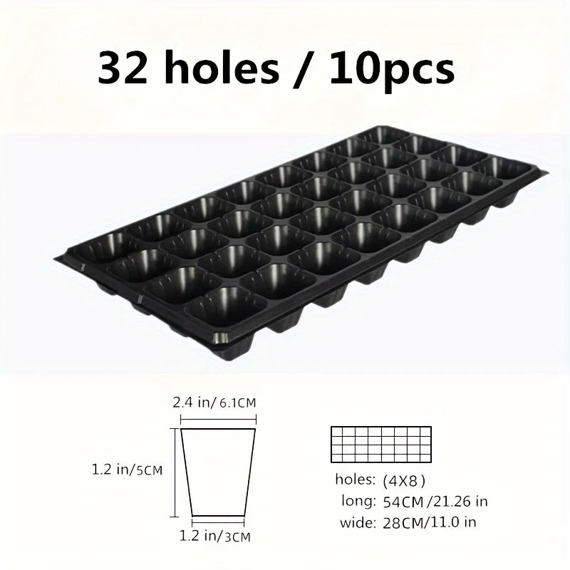 Nursery Seed Starter Tray - Greenhouse & Garden Plant Germination