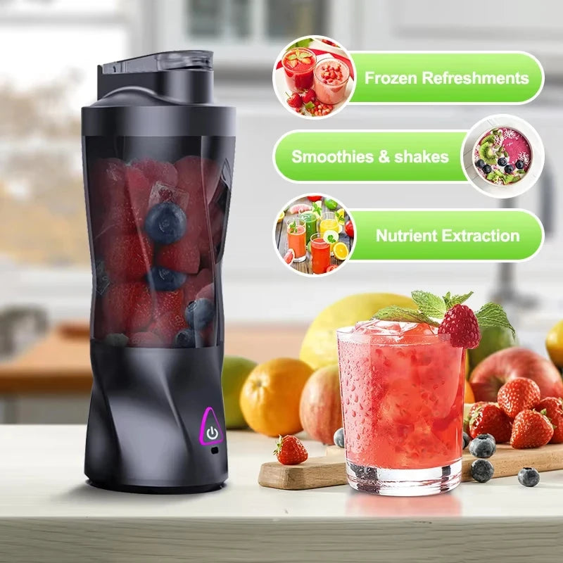 Portable USB Rechargeable Blender & Juicer - 700ML