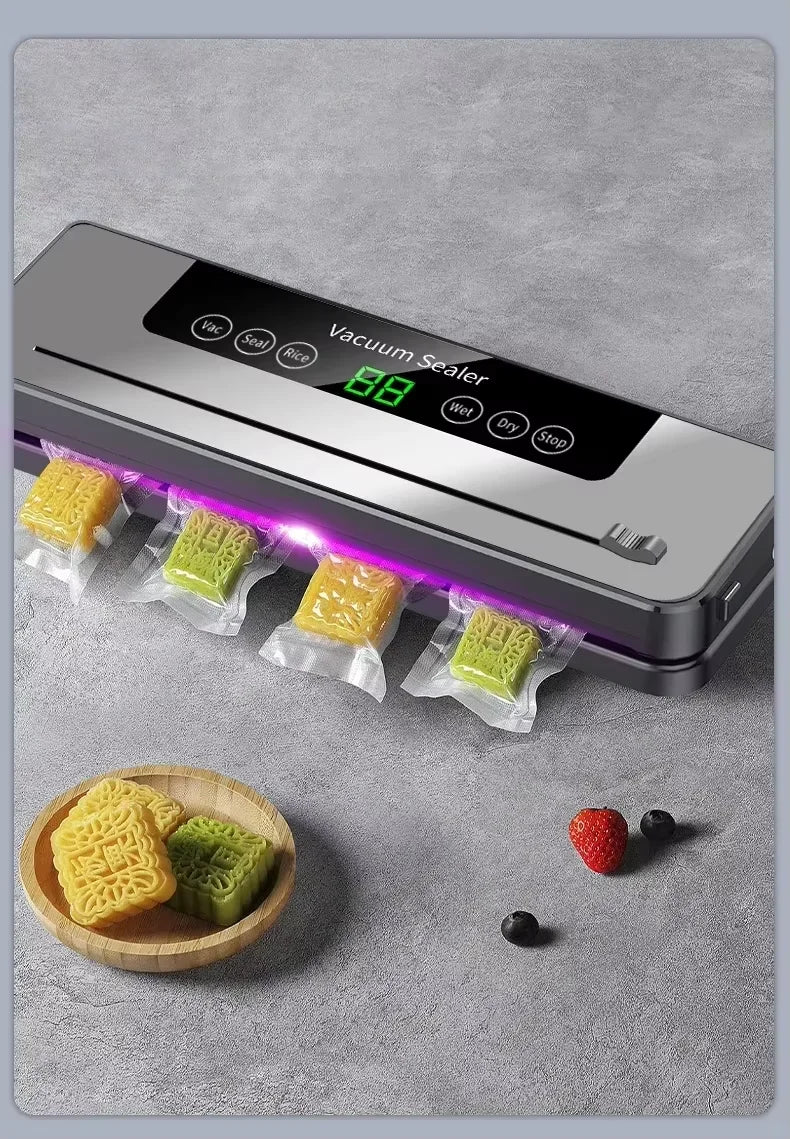 CENRR Electric Vacuum Sealer - Food Preservation System with Built-in Cutter