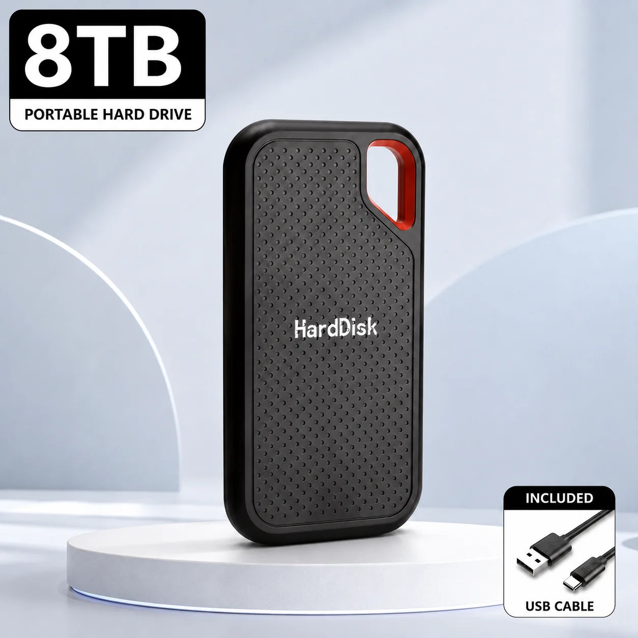 Vabena przenośny dysk ssd 1tb / zewnętrzny dysk twardy 2tb usb-c do laptopa/mac