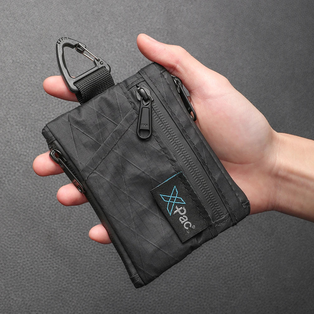 Etui organizer x-pac edc z pięcioma kieszeniami, portfel na karty i monety z zamkiem ykk