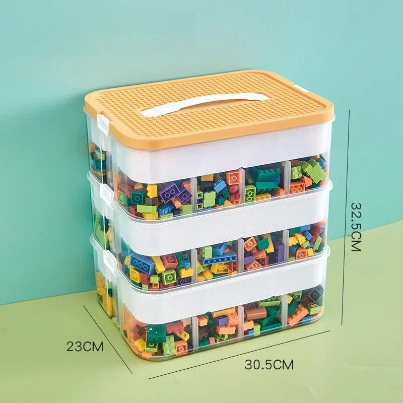 Pojemnik na klocki lego | organizer zabawek dla dzieci | sortowanie części