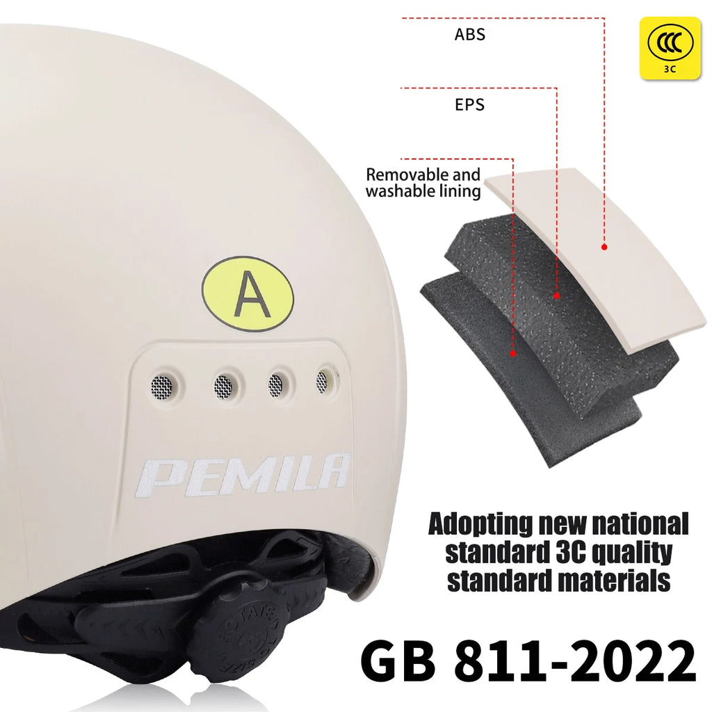 Kask rowerowy pemila z goglami, ochroną uszu i odblaskami - dla dorosłych mtb szosa e-bike