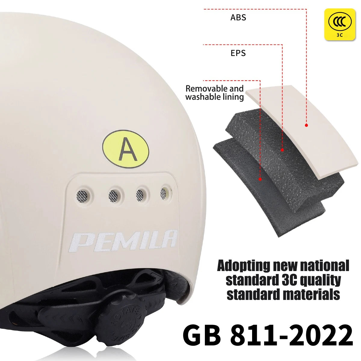 Kask rowerowy pemila z goglami, ochroną uszu i odblaskami - dla dorosłych mtb szosa e-bike