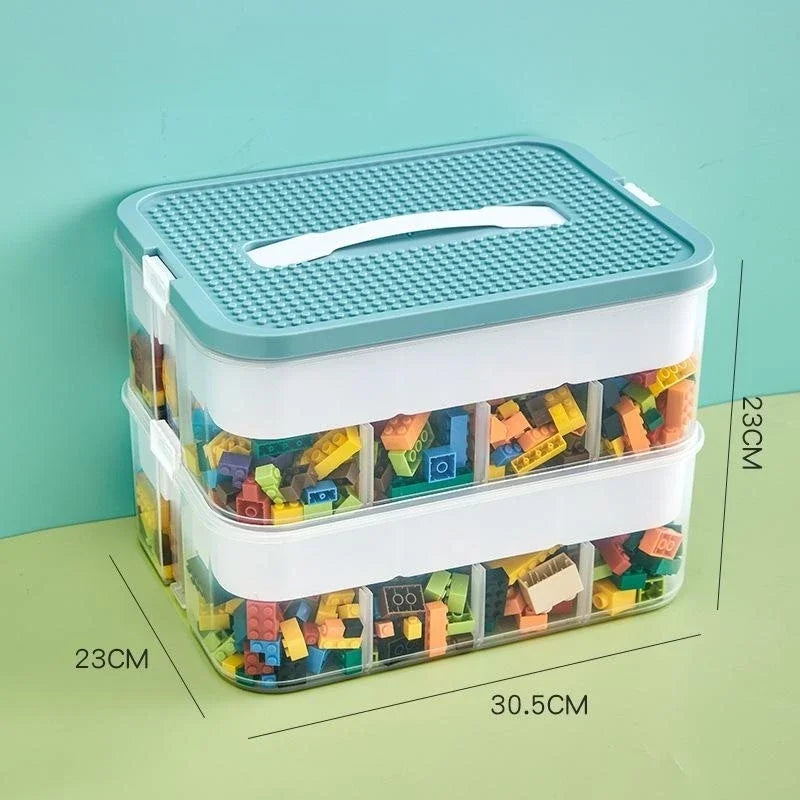 Pojemnik na klocki lego | organizer zabawek dla dzieci | sortowanie części