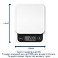 Smart Kitchen Nutrition Scale - 5kg Digital Food Scale with Calorie Calculator APP