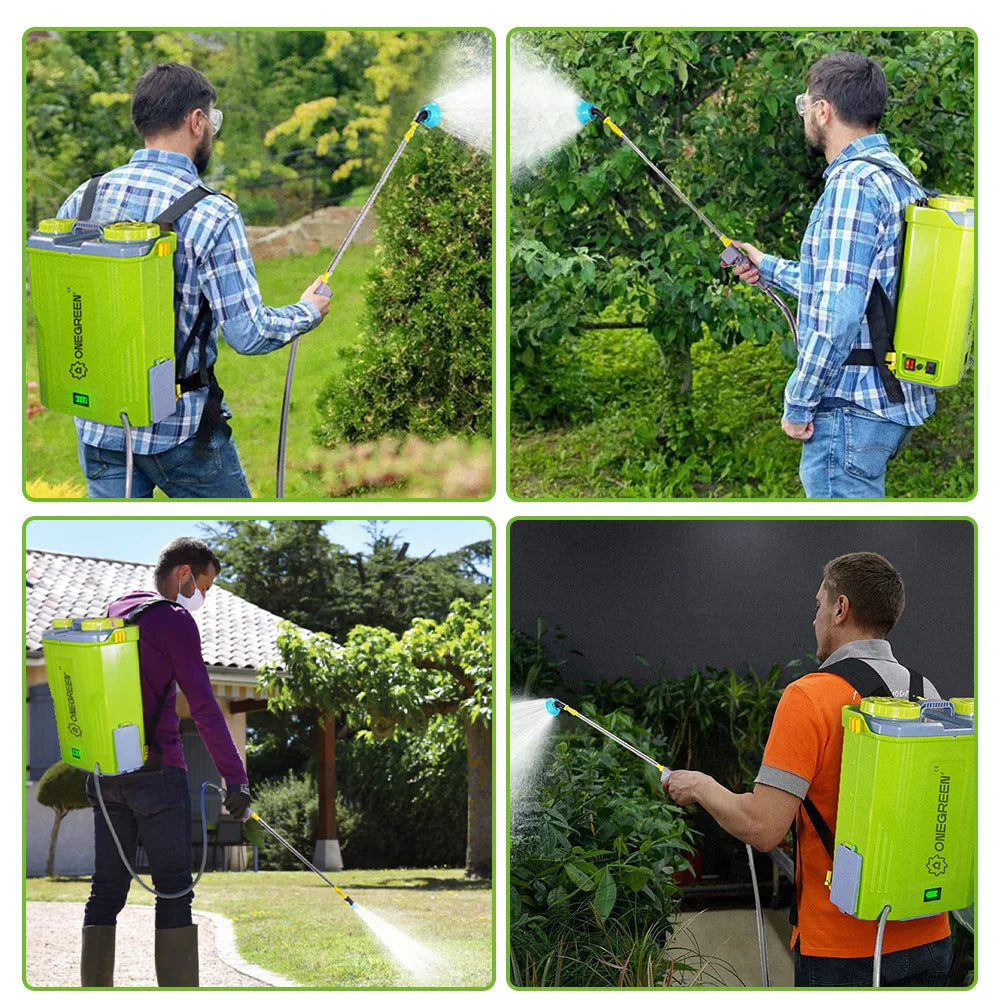 Onegreen 20l akumulatorowy opryskiwacz elektryczny do ogrodu dla baterii makita 18v – wysokopojemne nawadnianie trawników