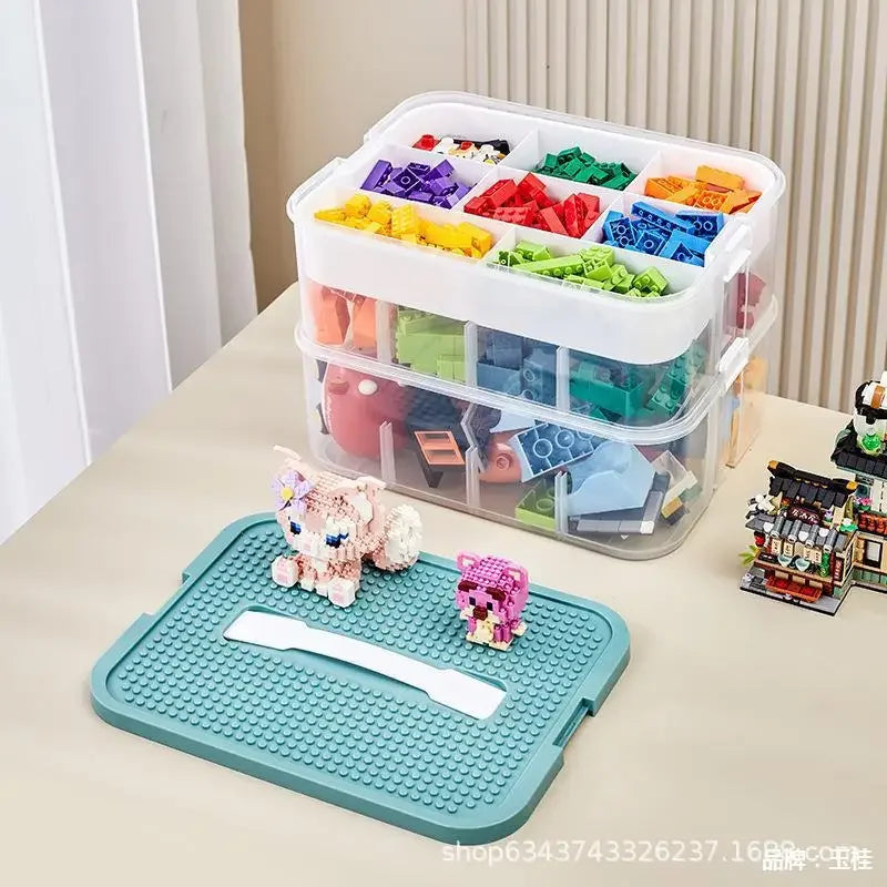 Pojemnik na klocki lego | organizer zabawek dla dzieci | sortowanie części