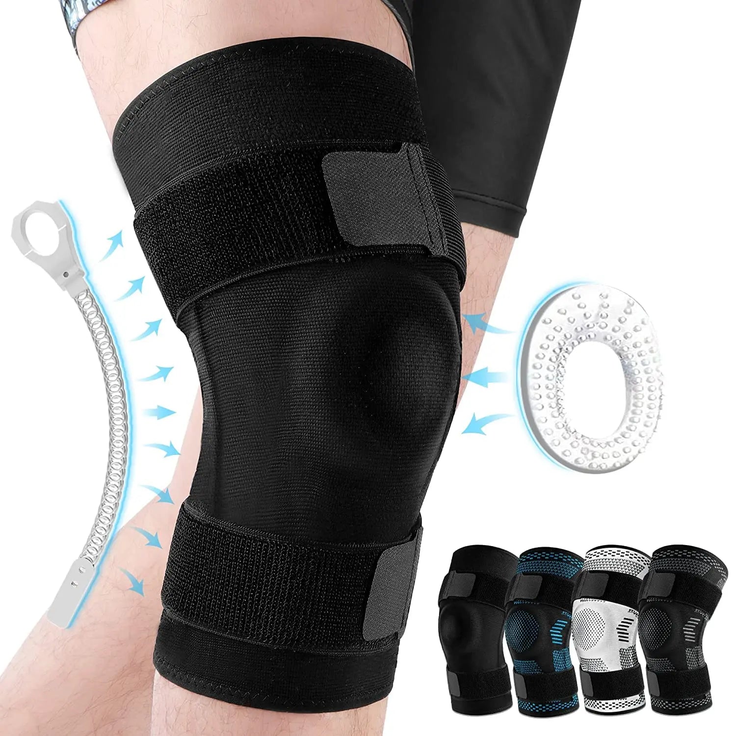 Sports Knee Pads for Meniscus Tear Recovery | Patella Gel Support